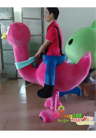 Ostrich Birds Chicken Cosplay Mascot Thanksgiving Costume Cartoon Animals Turkey
