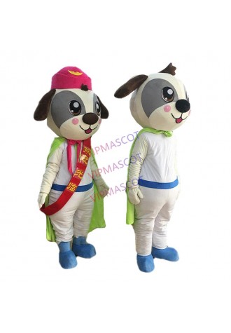 Dog Mascot Costume Parade Suit Cosplay Animal Performance Outfit Party Christmas