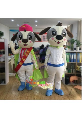 Dog Mascot Costume Parade Suit Cosplay Animal Performance Outfit Party Christmas