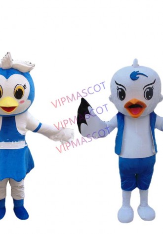 Seagull Mascot Bird Dress Adult Party Seabird Costume Suit Cosplay Animal Outfit