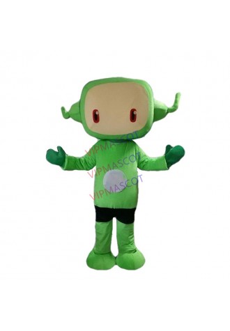 Halloween Robot Mascot Costume Cartoon Fancy Dress Cosplay Suit Carnival