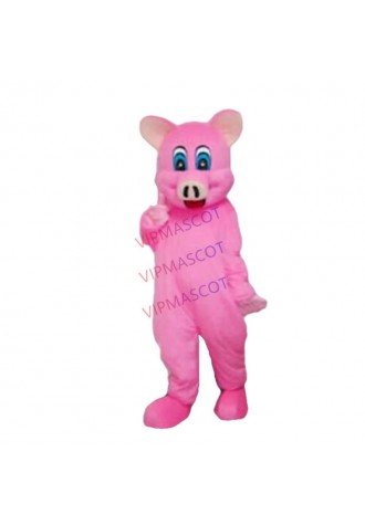 Halloween Lovely Pink Pig Mascot Costume Cosplay Party Fancy Dress Adults Parade