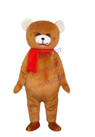 Halloween Brown Bear Mascot Costume Cosplay Party Dress Clothing Carnival Adults