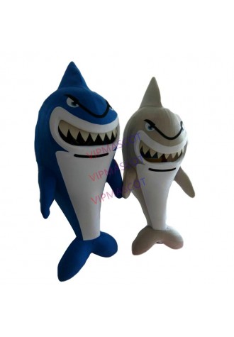 Hot Animal Whale Shark Mascot Costume Material Fancy Dress Adult Cosplay Blue