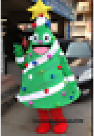 Santa Christmas Tree Mascot Costume Cosplay Fancy Party Xmas Dress Outfit Adults