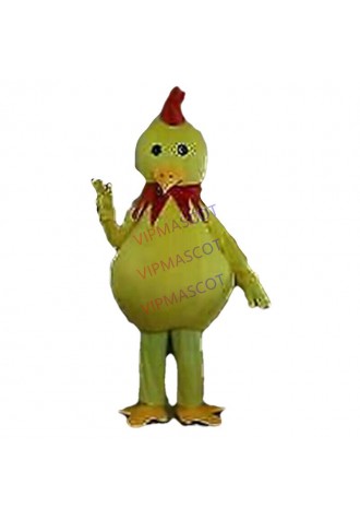 Adult Yellow Chicken Mascot Costume Outfit Cosplay Party Fancy Dress Halloween