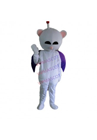 Halloween White Bat  Mascot Suits Cosplay Party Game Dress Clothing Carniva