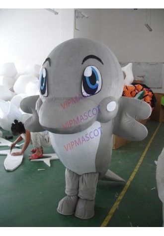 New Halloween Dolphin Mascot Costume Party Cosplay Game Adults Size Outfits Gift