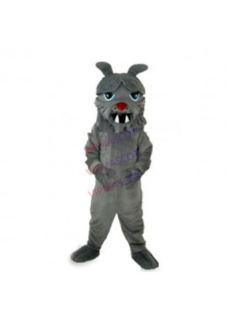 Bulldog Mascot Costume Suit Cosplay Animal Fancy Dress Outfit Halloween Adults