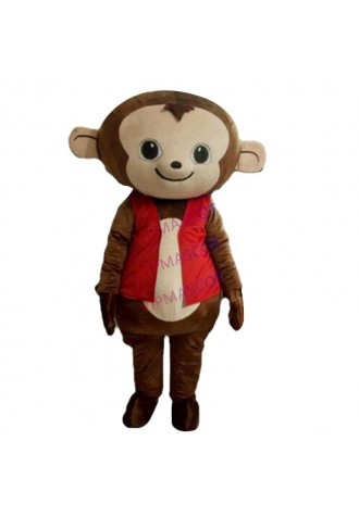 Lovely Monkey Mascot Costume Cosplay Party Game Dress Outfit Halloween Adult