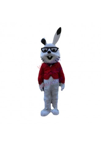 Rabbit Mascot Costume Suit Cosplay Party Game Dress Outfit Advertising Halloween