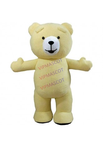 Inflatable Teddy Bear Mascot Costume Cosplay Fancy Dress Outfit Adults Parade