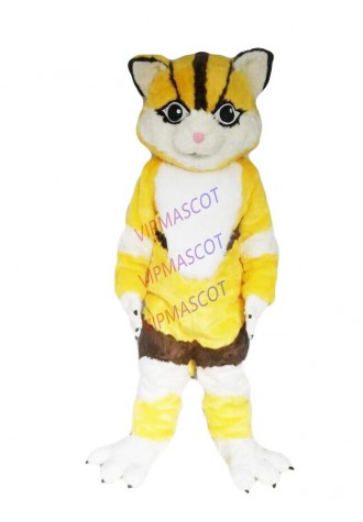 Halloween Yellow Fox Mascot Costume Suits Cosplay Party Clothing Carnival Adult