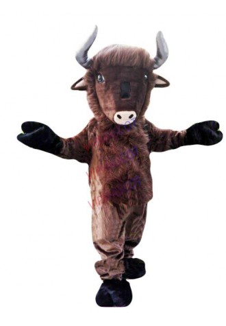 Highland Bull Mascot Costume Cosplay Party Game Dress Outfit Halloween Adult