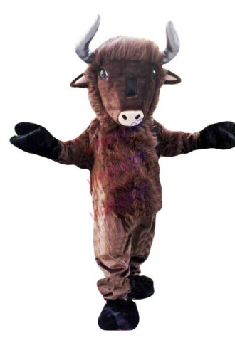 Highland Bull Mascot Costume Cosplay Party Game Dress Outfit Halloween Adult