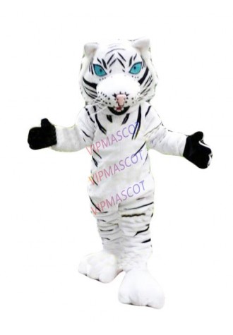 White Tiger Mascot Costume Suit Cosplay Party Game Dress Outfit Halloween Adult