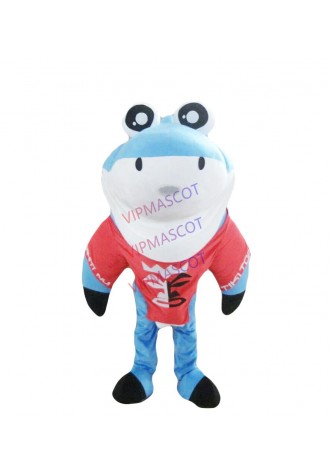 Halloween New Blue Shark Mascot Costume Cosplay Party Clothing Carnival Adults