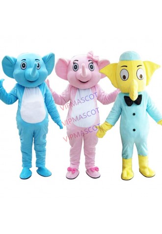 Elephant Mascot Costume Suit Cosplay Party Game Dress Outfit  Halloween Adult