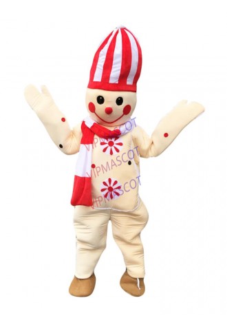 High Quality Snowman Cartoon Character Costume Cosplay Mascot Custom Gift A