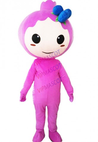 Fruit Blueberry Mascot Costume Cosplay Party Dress Outfit Advertising Adult Size