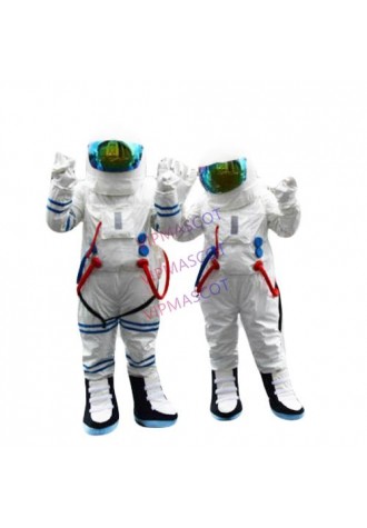 Spaceman Mascot Costume Astronaut Halloween Party Dress Adult Size Free Shipping