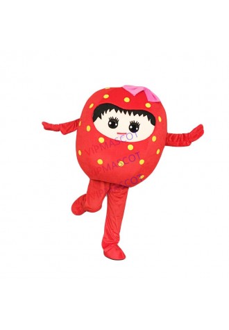 Strawberry Mascot Costume Suit Cosplay Party Fancy Dress Outfit Adults Parade US