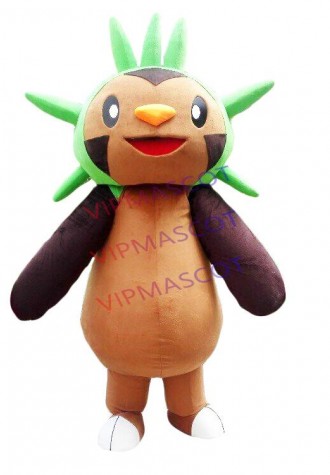 Chespin Mascot Costume Suit Cosplay Party Game Dress Outfit Halloween Adult New
