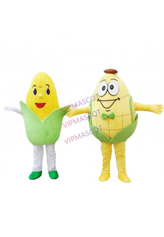 Xmas Corn Maize Mascot Costume Adult Suit Cartoon Crop Parade Fancy Dress Outfit