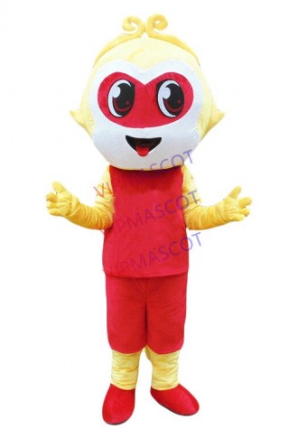 Sun Wukong Mascot Costume Adult Cartoon Animal Party Dress Outfit Monkey Cosplay
