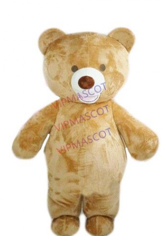 Halloween USA Teddy Bear Mascot Costume Fancy Dress fast shipping Adults Size