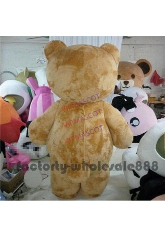 Halloween USA Teddy Bear Mascot Costume Fancy Dress fast shipping Adults Size