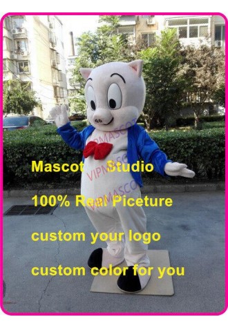 Pig Mascot Costume Cosplay Party Game Dress Outfit Advertising Halloween Adult