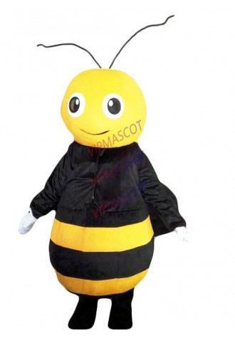 Halloween Yellow Bee Mascot Costume Cosplay Outfits Clothing Carnival Adults