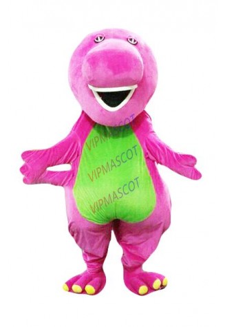 Purple Barney Mascot Costume Suit Cosplay Party Fancy Dress Outfit Adult Size US