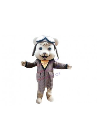 Dog Mascot Costume Cosplay Animal Fancy Dress Outfit Advertising Adults Parade