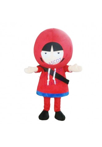 Halloween Red Little Girl Mascot Costume Cosplay Party Clothing Carnival Adults