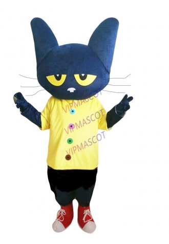 Cat Mascot Costume Cosplay Cartoon Party Fancy Dress Outfit Advertising Adults