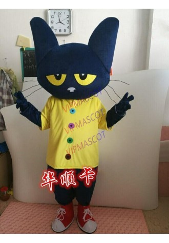 Cat Mascot Costume Cosplay Cartoon Party Fancy Dress Outfit Advertising Adults