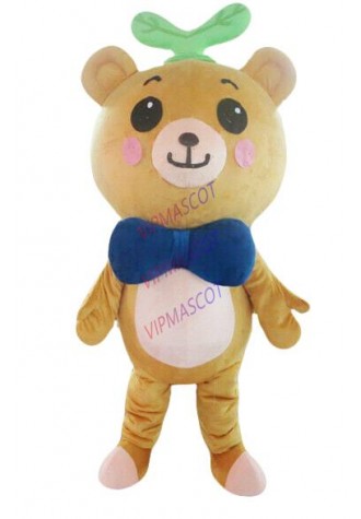 Halloween Brown Fluffy Bear Mascot Costume Cosplay Party Clothing Carnival Adult