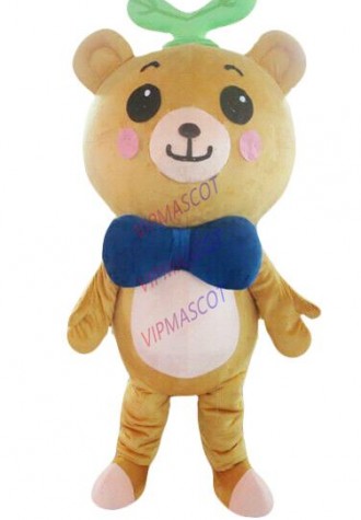 Halloween Brown Fluffy Bear Mascot Costume Cosplay Party Clothing Carnival Adult
