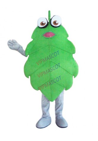 Green Leaves Cartoon Character Costume Cosplay Mascot Custom Products Gift