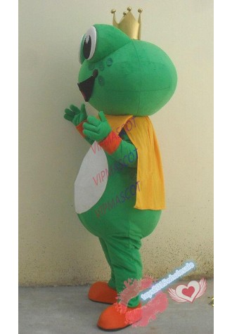 Halloween Cartoon Frog Mascot Costume Fancy Dress Adult Xmas party game Outfit