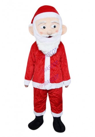 Santa Claus Mascot Costumes Saint Nicholas Father Christmas Kris Kringle Cosplay
