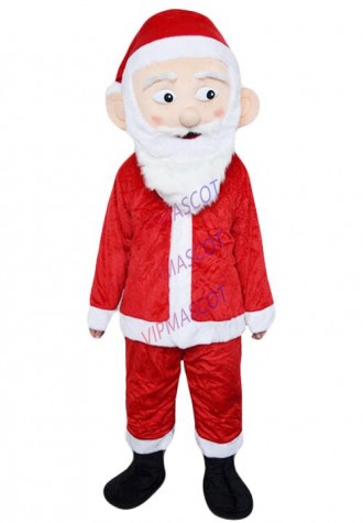 Santa Claus Mascot Costumes Saint Nicholas Father Christmas Kris Kringle Cosplay