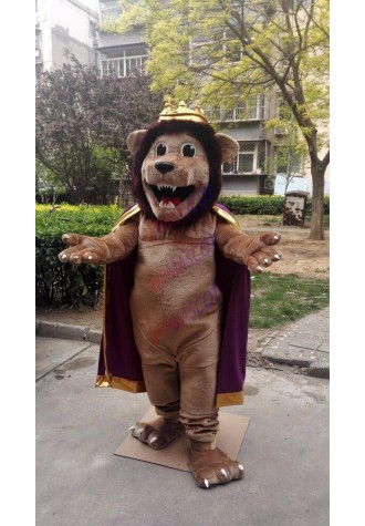 Lion Mascot Costume Cosplay Party Game Fancy Dress Outfit Advertising Adult Suit