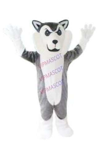 Professional Mascot Costume Adult Grey Wolf Animal Cosplay Fancy Dress Parade
