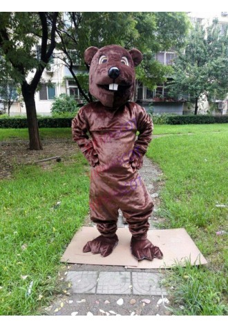 Castor Mascot Costume Suit Cosplay Party Game Dress Outfit Advertising Halloween