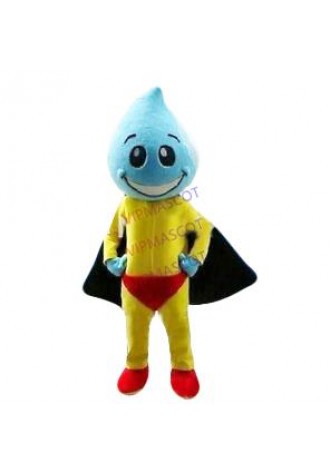 Halloween Blue Water Drops Mascot Costume Cosplay Party Fancy Dress Adults Suit