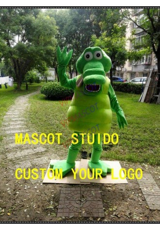 Aligator Mascot Costume Suit Cosplay Party Game Dress Outfit Halloween Adult