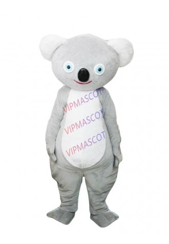 Halloween Grey Bear Cartoon Mascot Costume Cosplay  Clothing Carnival Adults